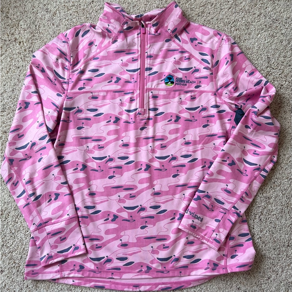 Pebble Beach Golf Quarter-Zip…PINK!